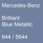 Preview: Mercedes-Benz, Brilliant Blue Metallic, 644 / 5644.